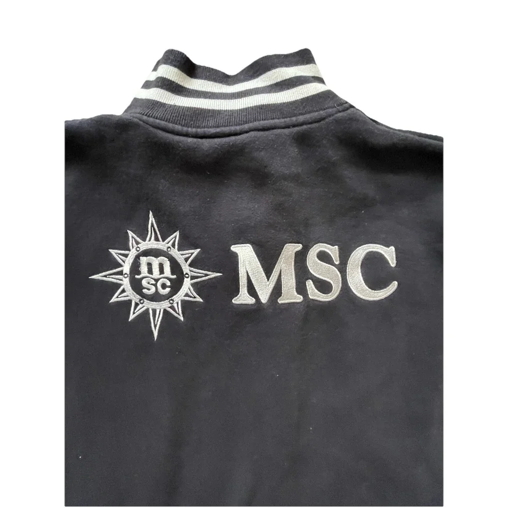 Stadium MSC Cruise‎ Italy Bomber Jacket – Men's Large Embroidered 2-sided - Picture 8 of 12
